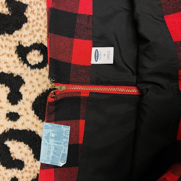 Red and Black Gingham Mini Skirt - Picture 4 of 7